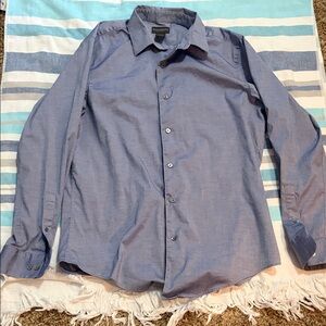Men’s Banana Republic Men’s Light Blue Button-Down Dress Shirt size L
